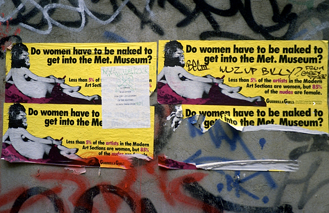 Taking it to the Street: the Guerrilla Girls' Struggle for