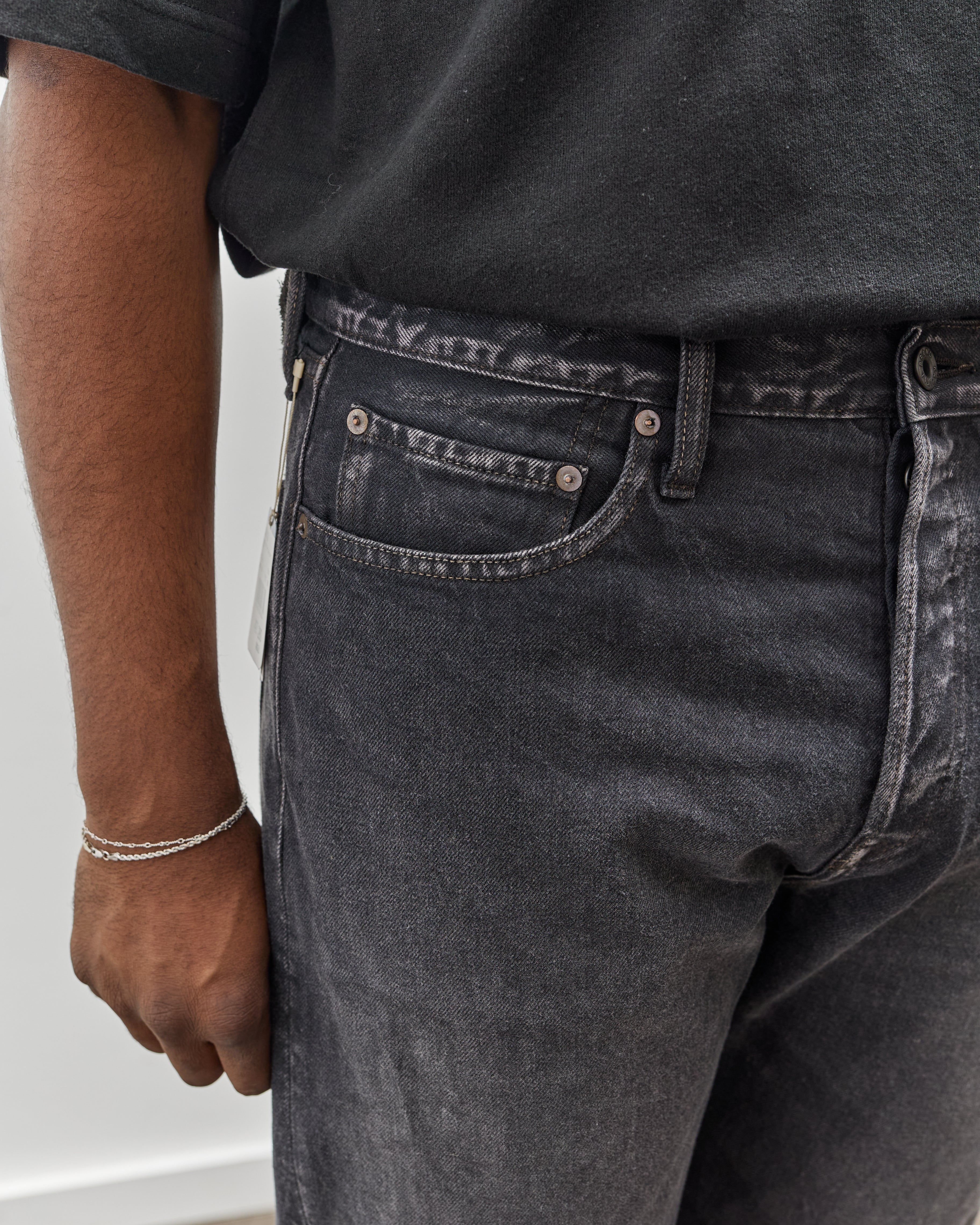 Kapital 14oz Denim 5P Monkey Cisco, Black Pro – Glasswing