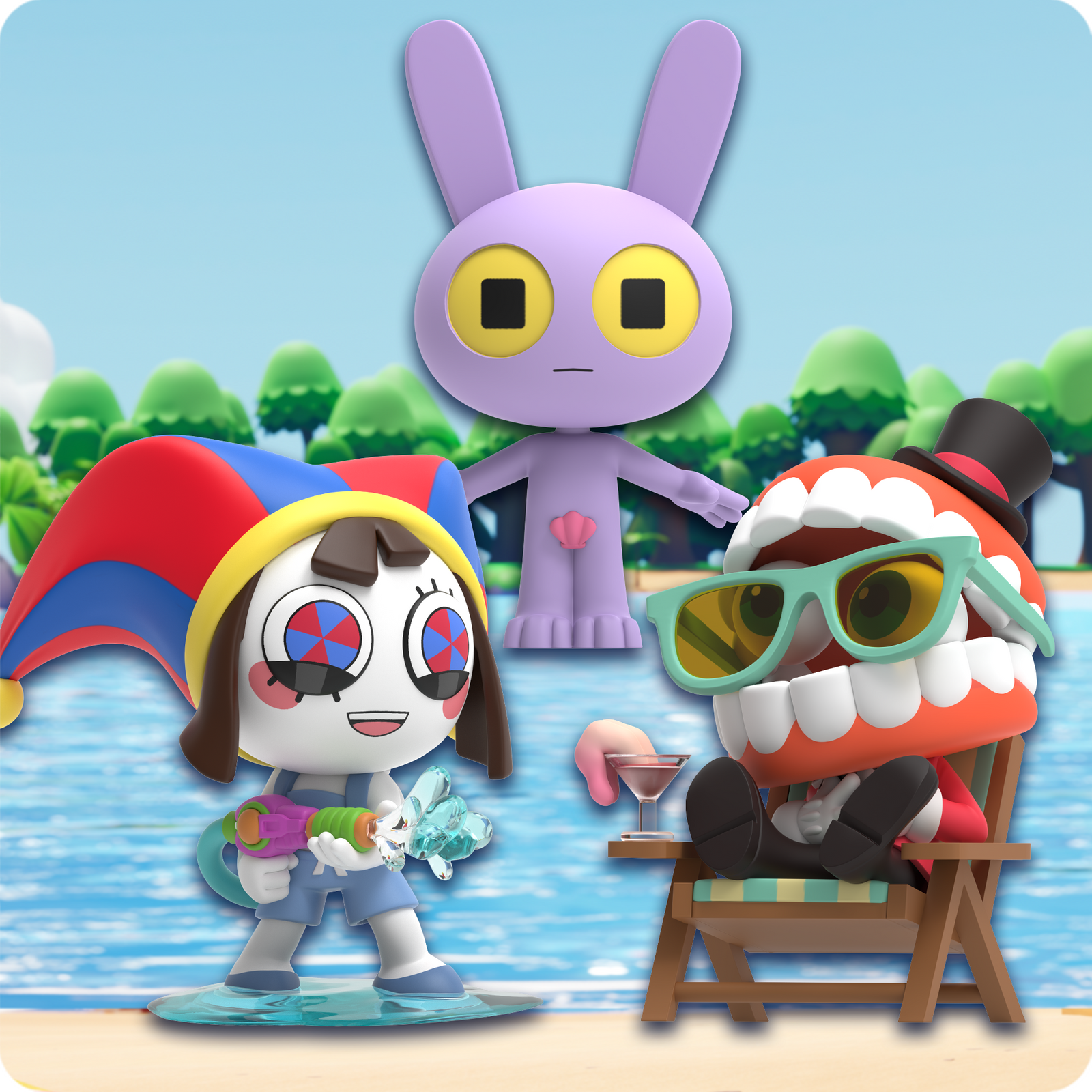 Digital Circus Animiniz: Beach Vacation Series – Glitch