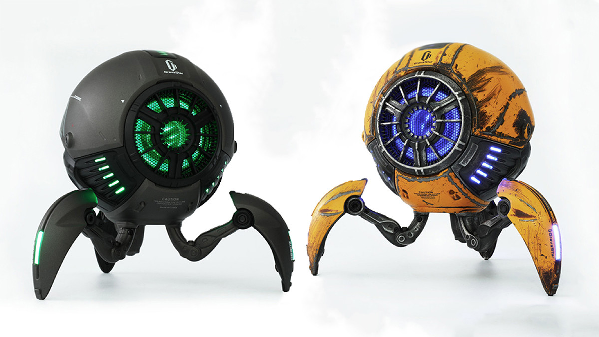 置けばもうそこは近未来！球体ロボット型ワイヤレススピーカー