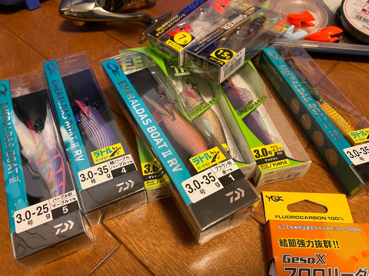 ティップラン用エギって何が良い？カラー選びや重さなど。 | つりにいく