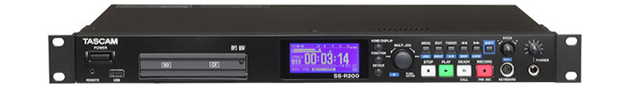 生産完了]TASCAM SS-R200 ソリッドステートステレオオーディオ