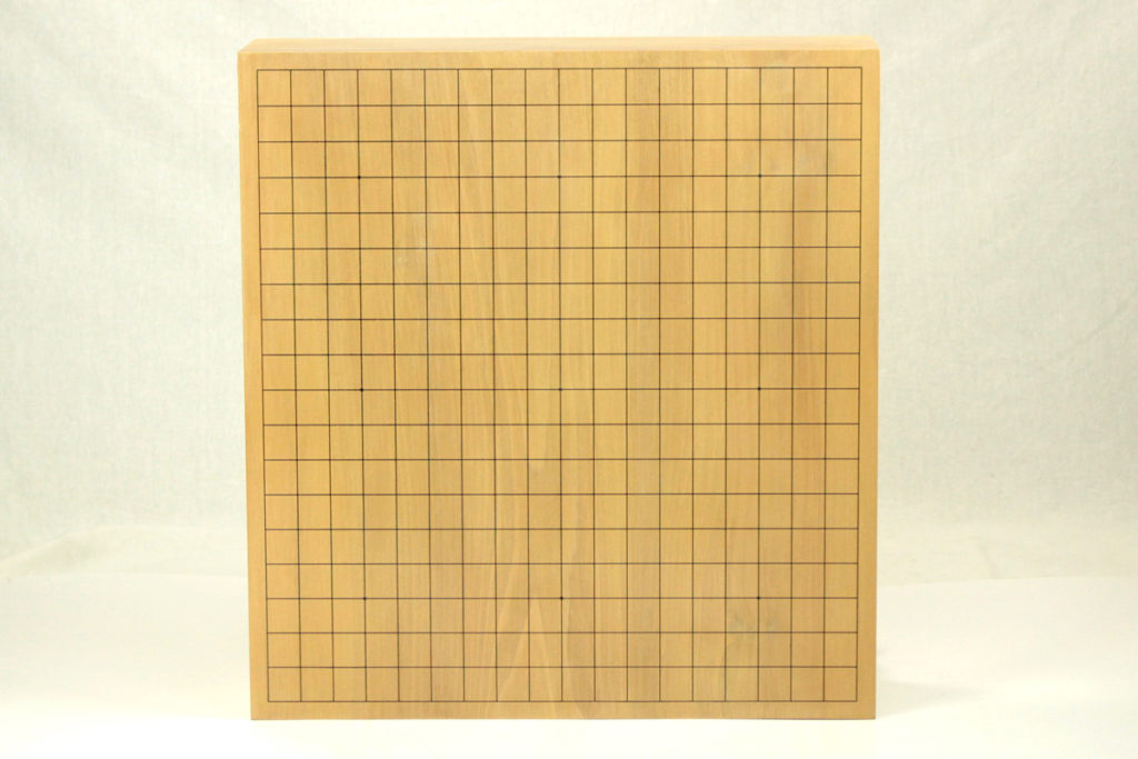 本桂｜碁盤40号脚付 3点セット｜本蛤碁石28号／新桜碁笥