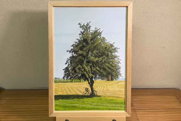 リアルパステル画】風景画は描き順が大事！ノウハウ全公開