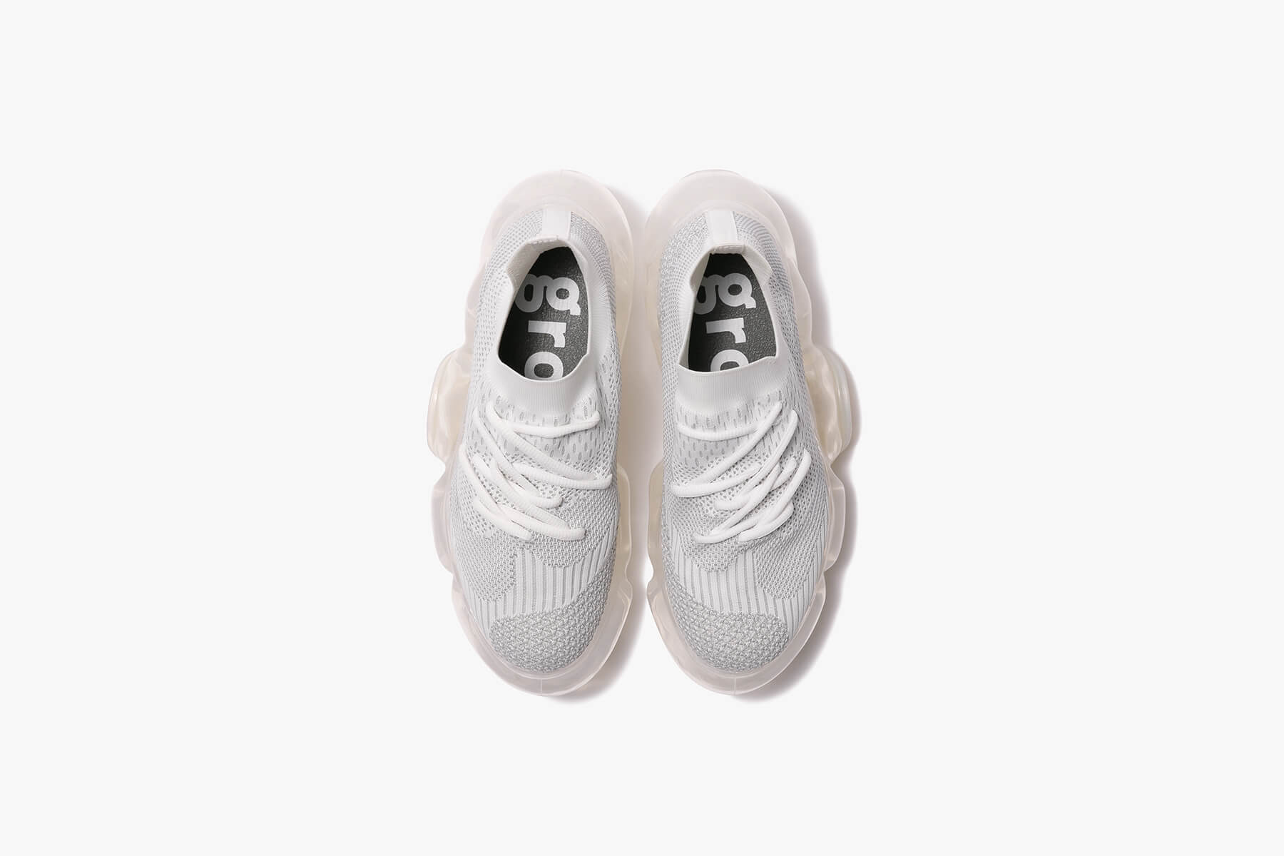 MOOPIE - WHITEGRAY / CLEAR (ムーピー ホワイトグレー / クリアー