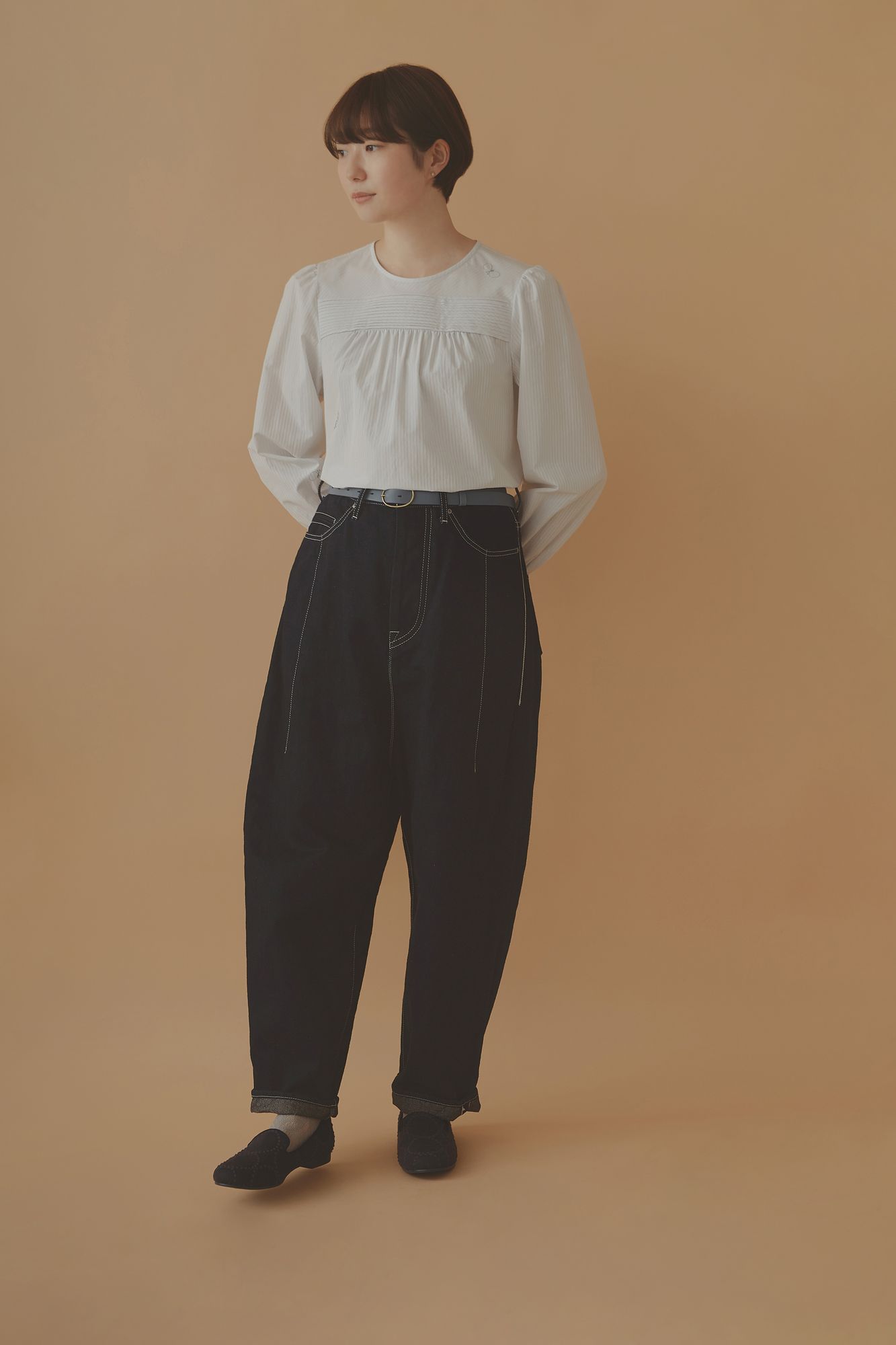 always テーパードデニム - minä perhonen