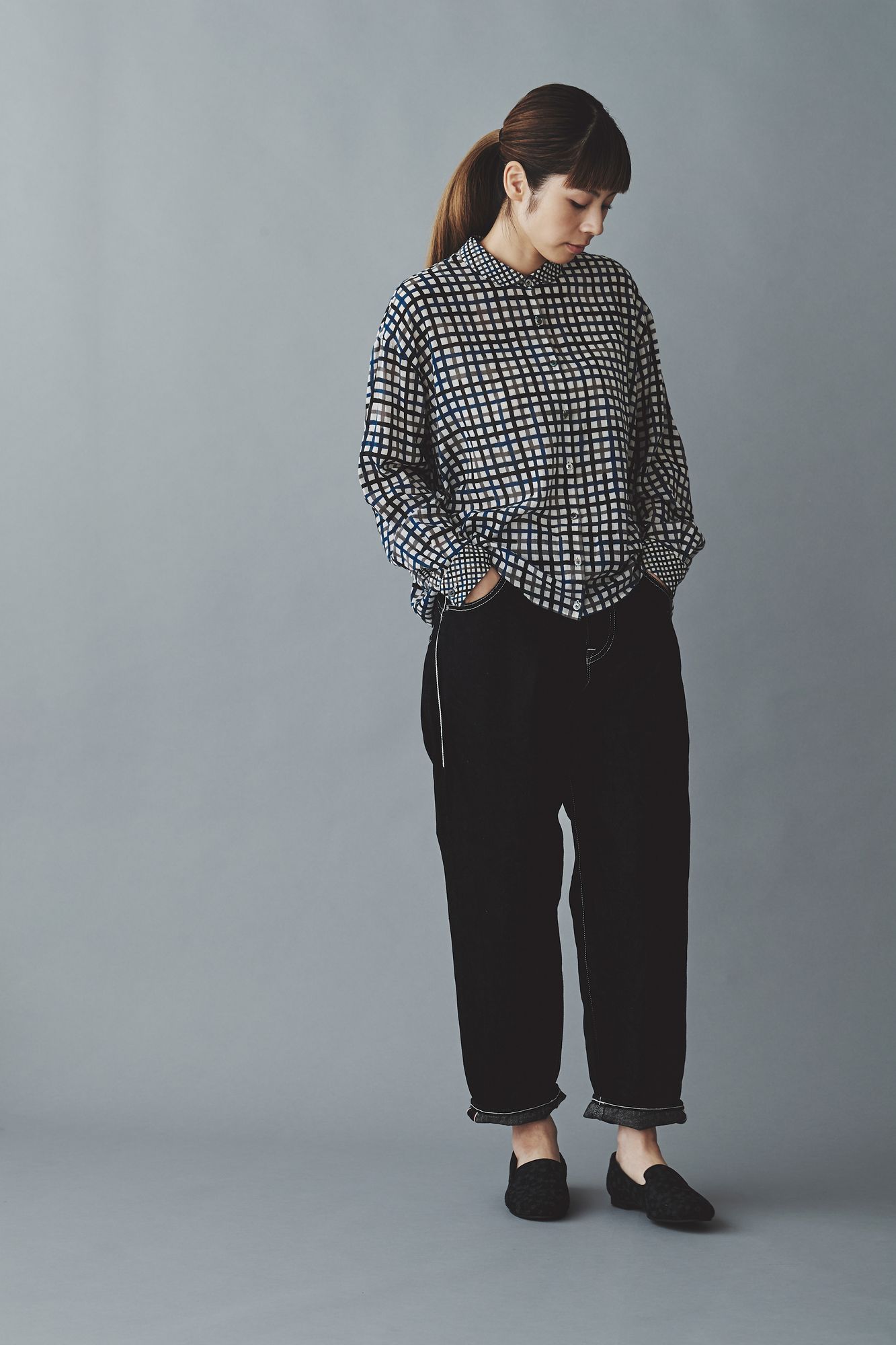 always ロールアップデニム - minä perhonen