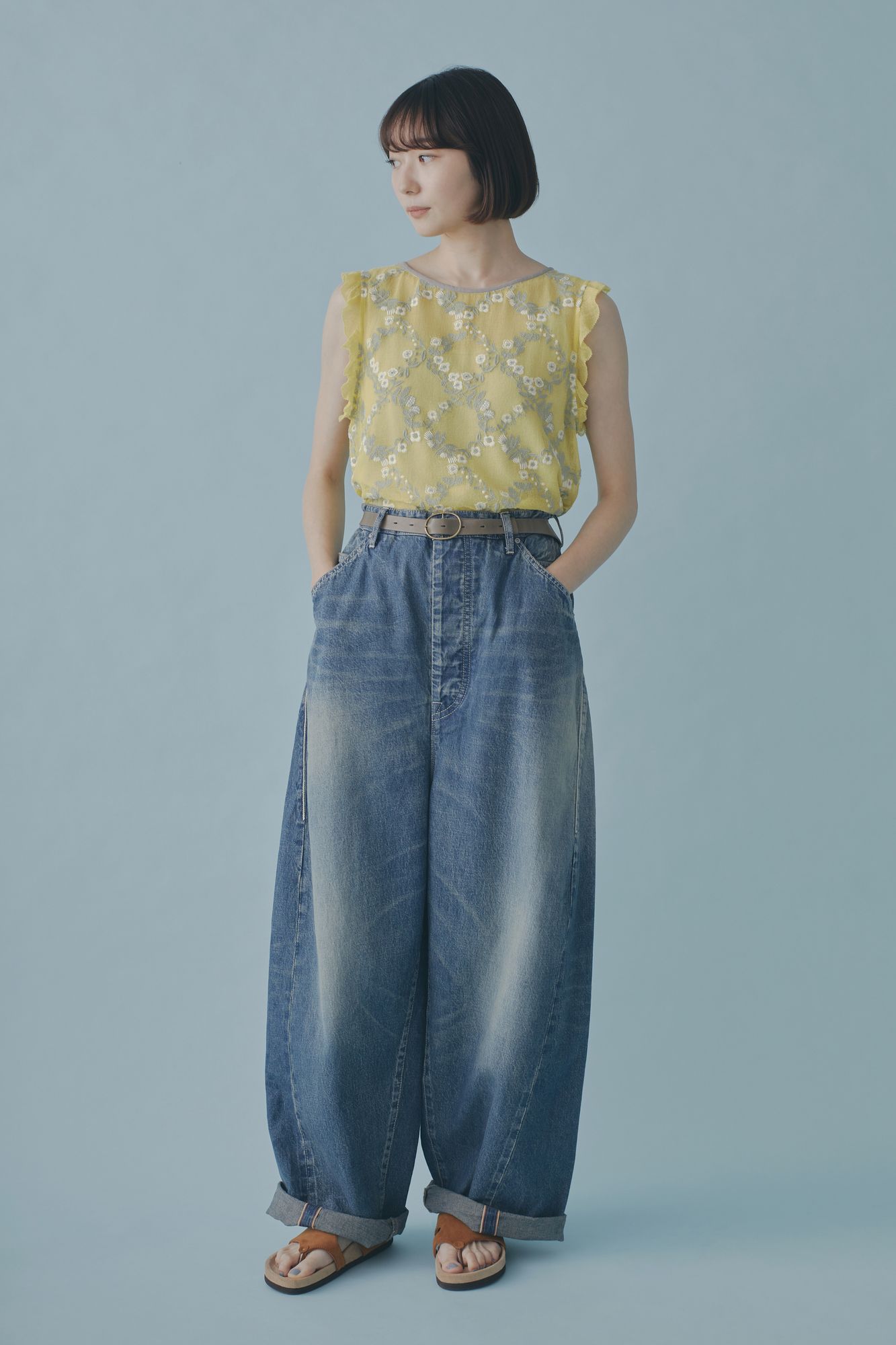 every day バルーンワイドデニム - minä perhonen
