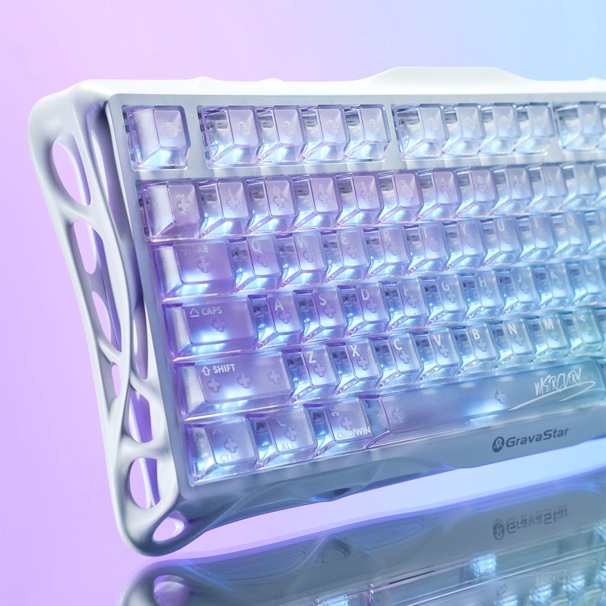 Mercury K1 Lite - Crystal Aurora | 75%ゲーミングメカニカル