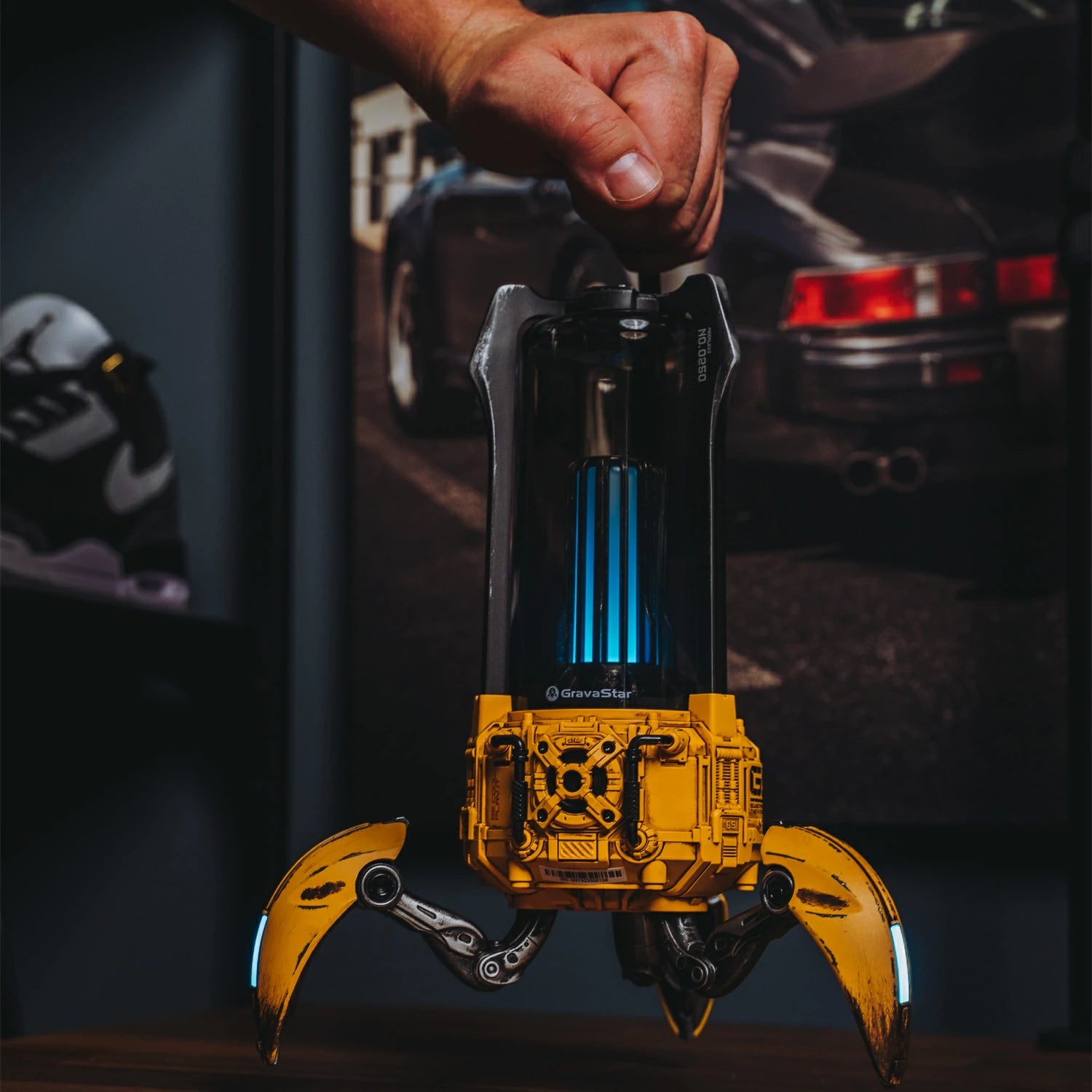 GravaStar Supernova Bluetoothスピーカー 25W高音質 LEDライト付き