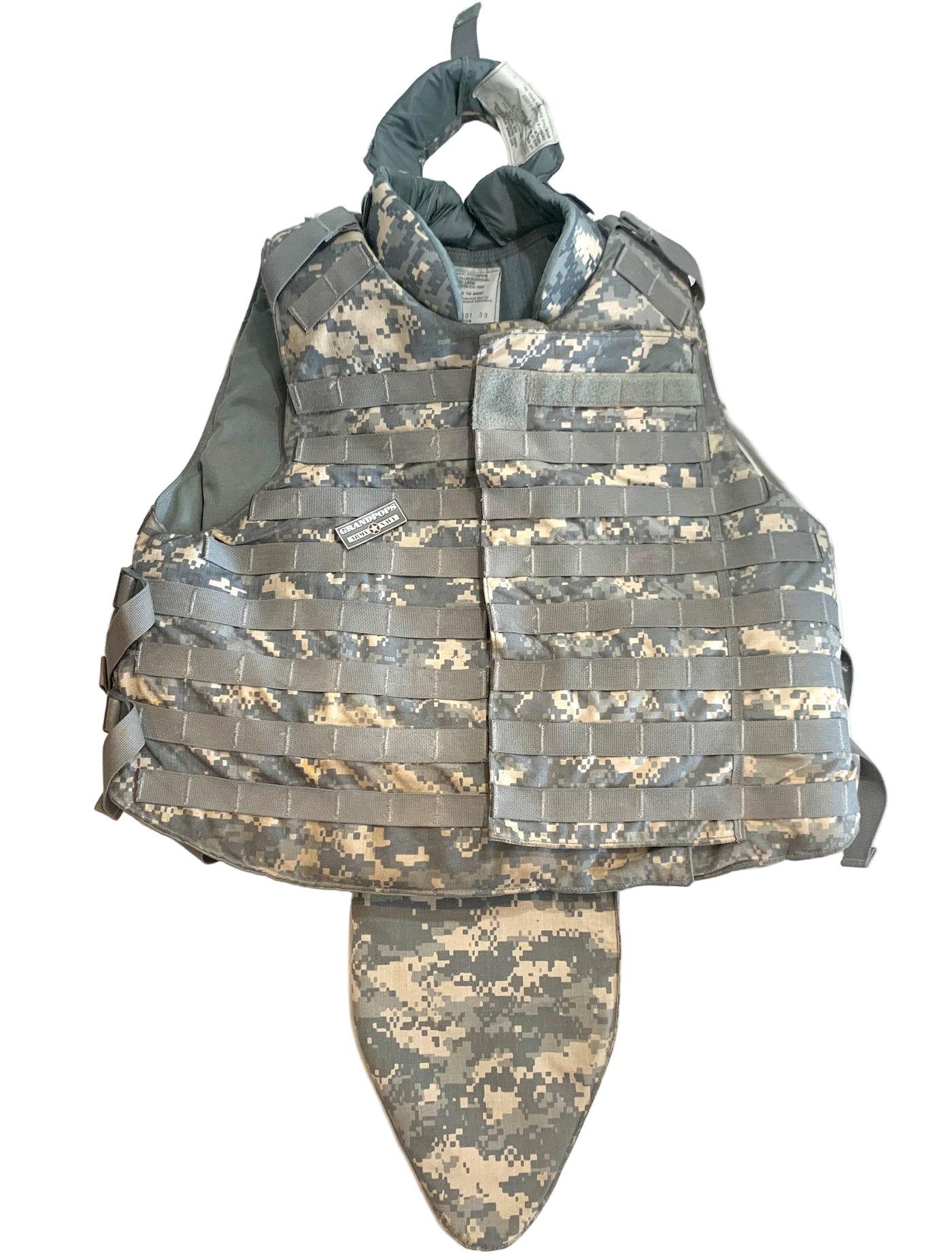 U.S. Military ACU Interceptor OTV Base Vest Body Armor W/ Add-Ons