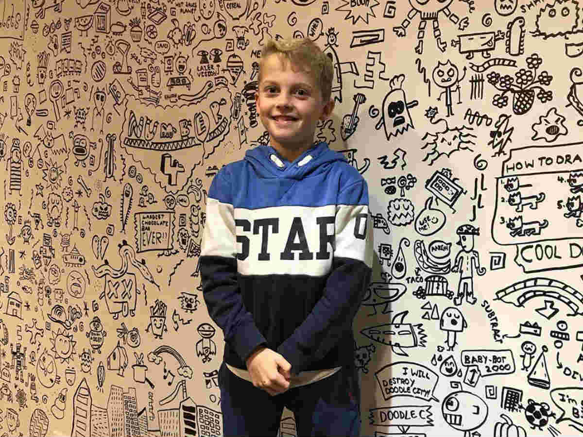 なんてクールな絵！ 落書きばかりしている問題児がアーティストになっ