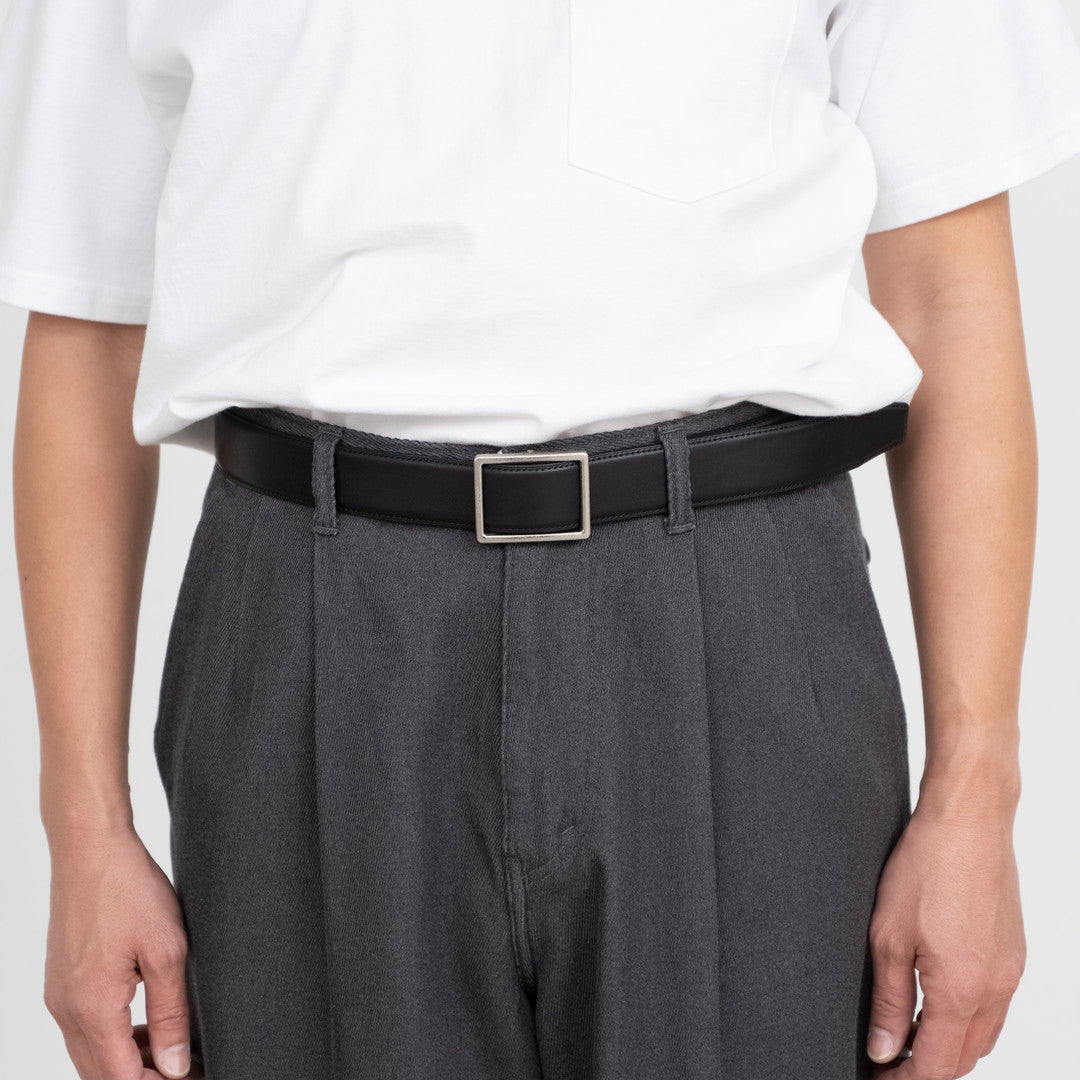 BASIC] Graphpaper Holeless Leather Classic Belt – Graphpaper KYOTO