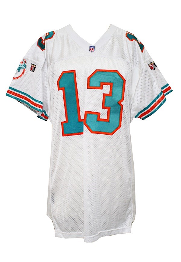 1995 Dan Marino Miami Dolphins Game-Used Jersey - Grey Flannel