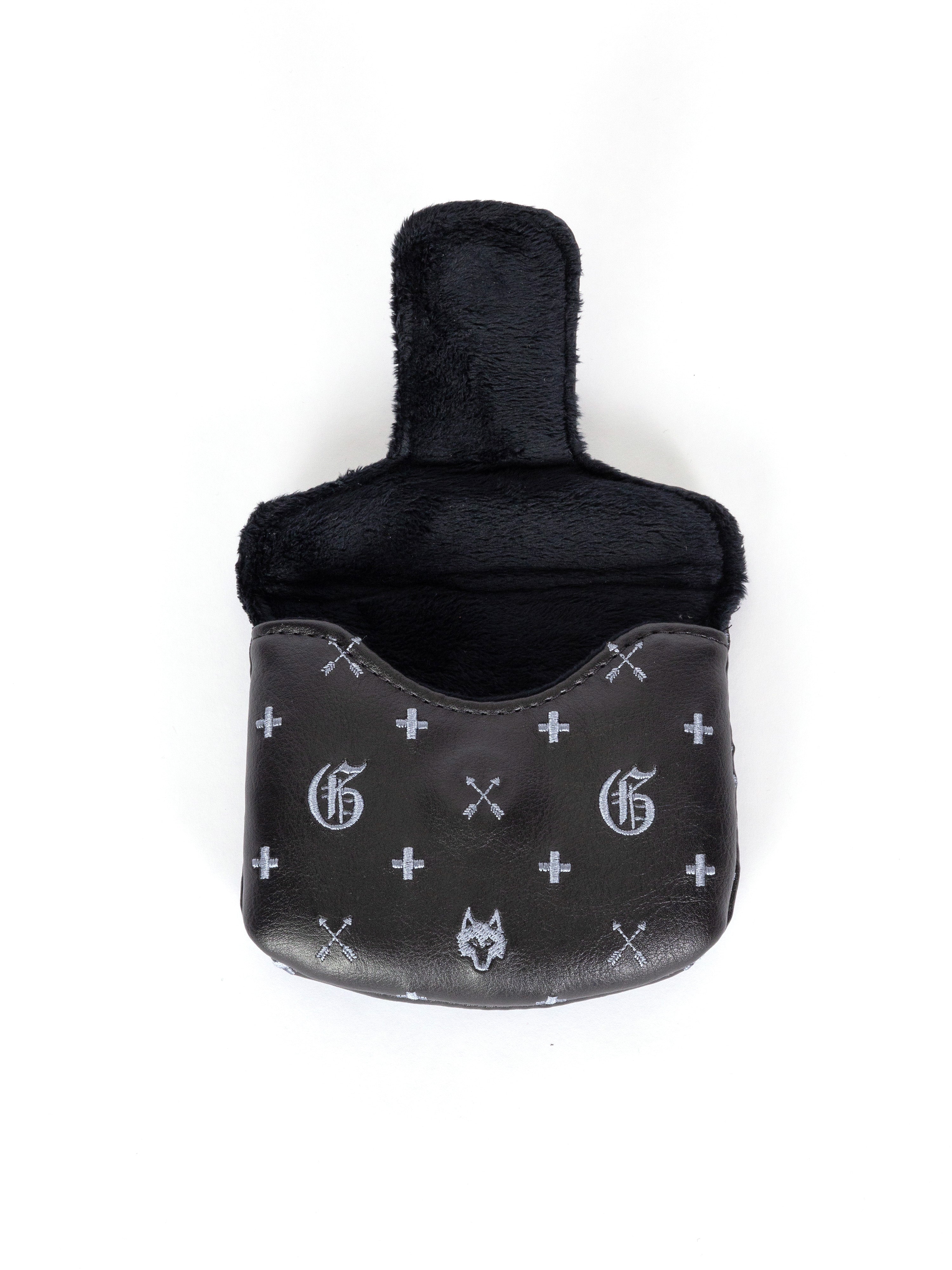 Mens G.O.A.T. Mallet Putter Cover - Premium Leather Magnetic