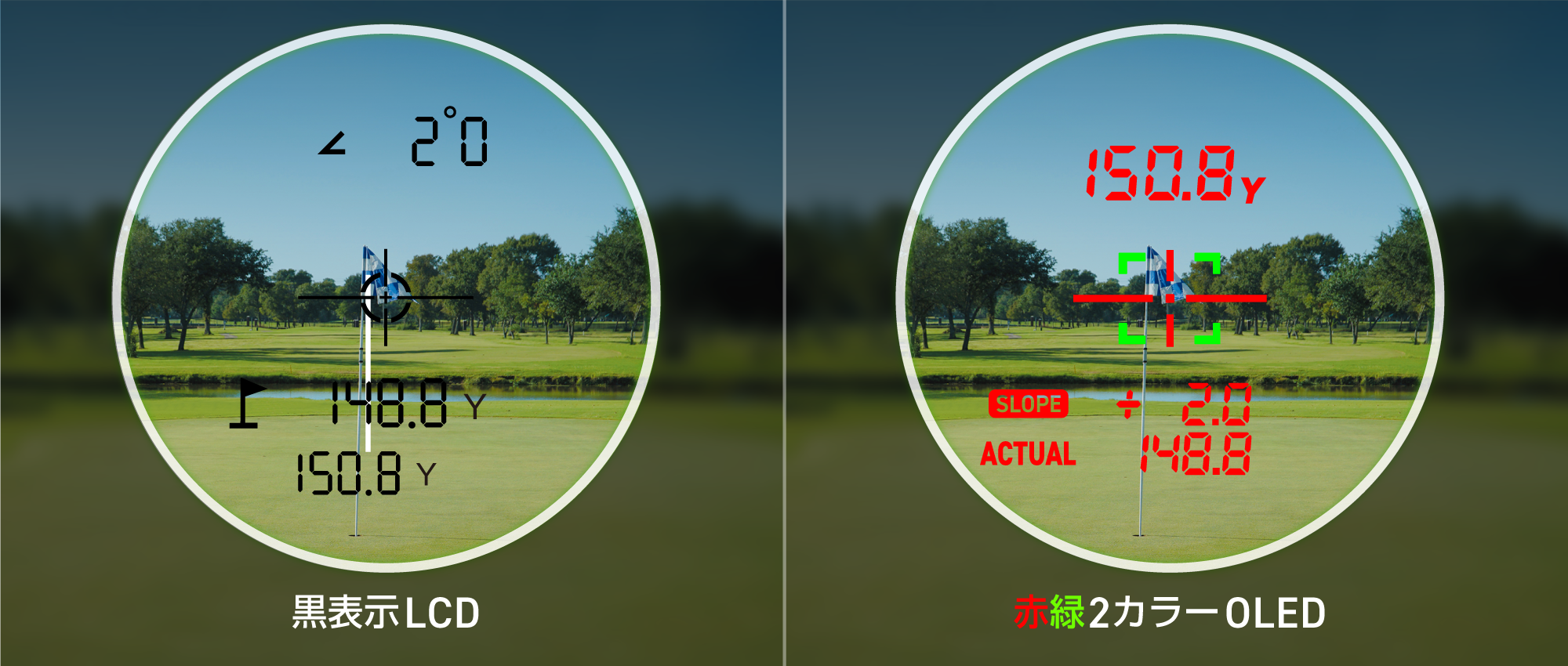 赤緑2カラーOLEDモデル】グリーンオン レーザーキャディー GL04 | GREENON