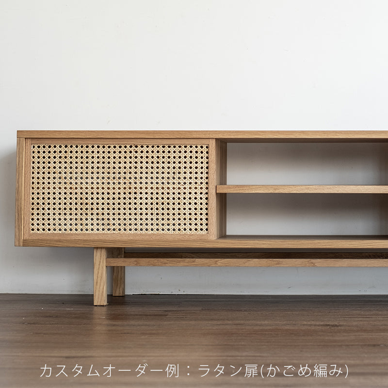 TV Board 1800 | オーク/ウォルナット無垢材 | 北欧家具 北欧