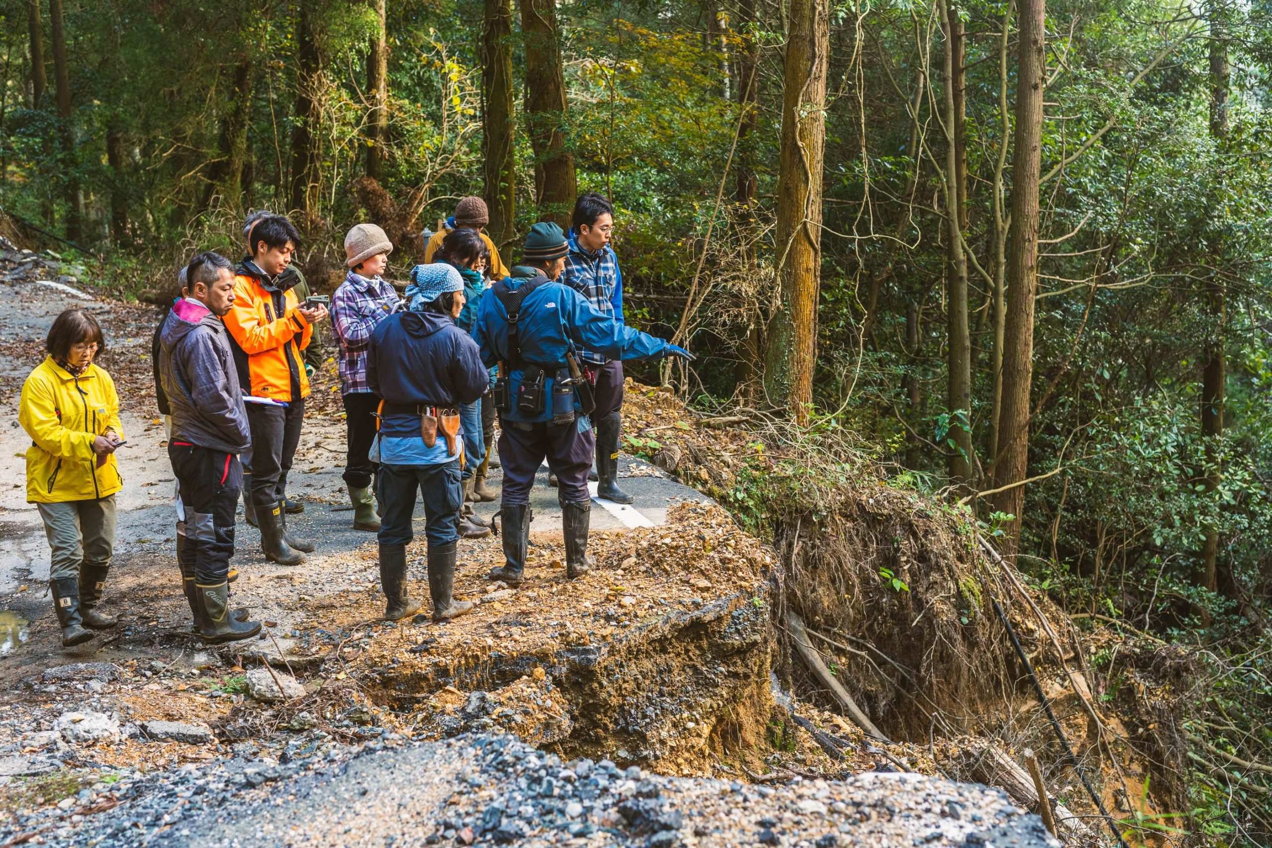 今、大地が呼吸不全を起こしている。未曾有の被害を受けた林業