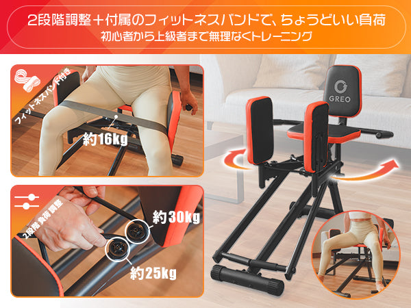 座るだけ。美尻、覚醒。】GREO ヒップアブダクター