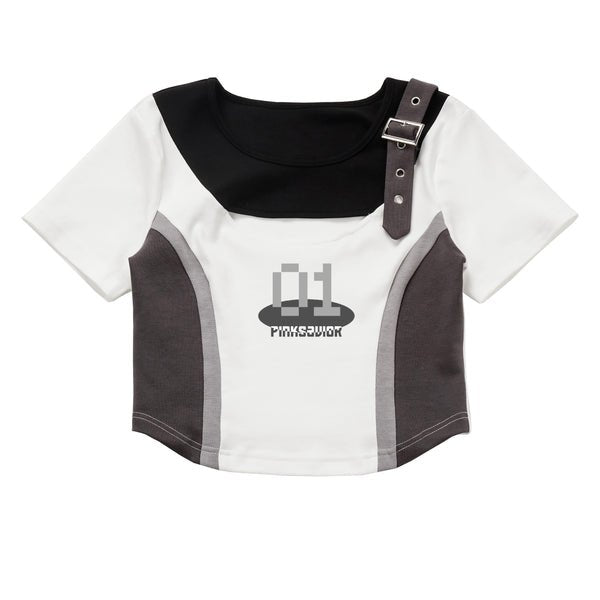 Subculture cyber system Cyber ​​style set with a dignified