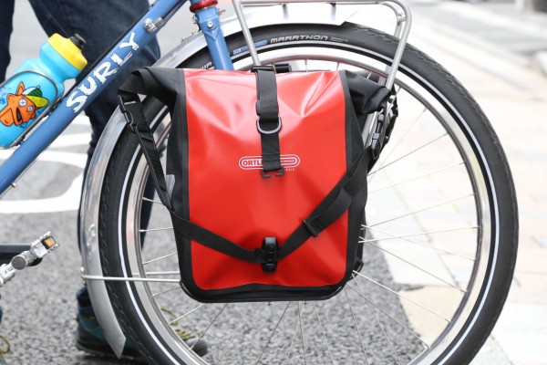 実験！オルトリーブの完全防水パニアバッグがどれだけ素晴らしいのか