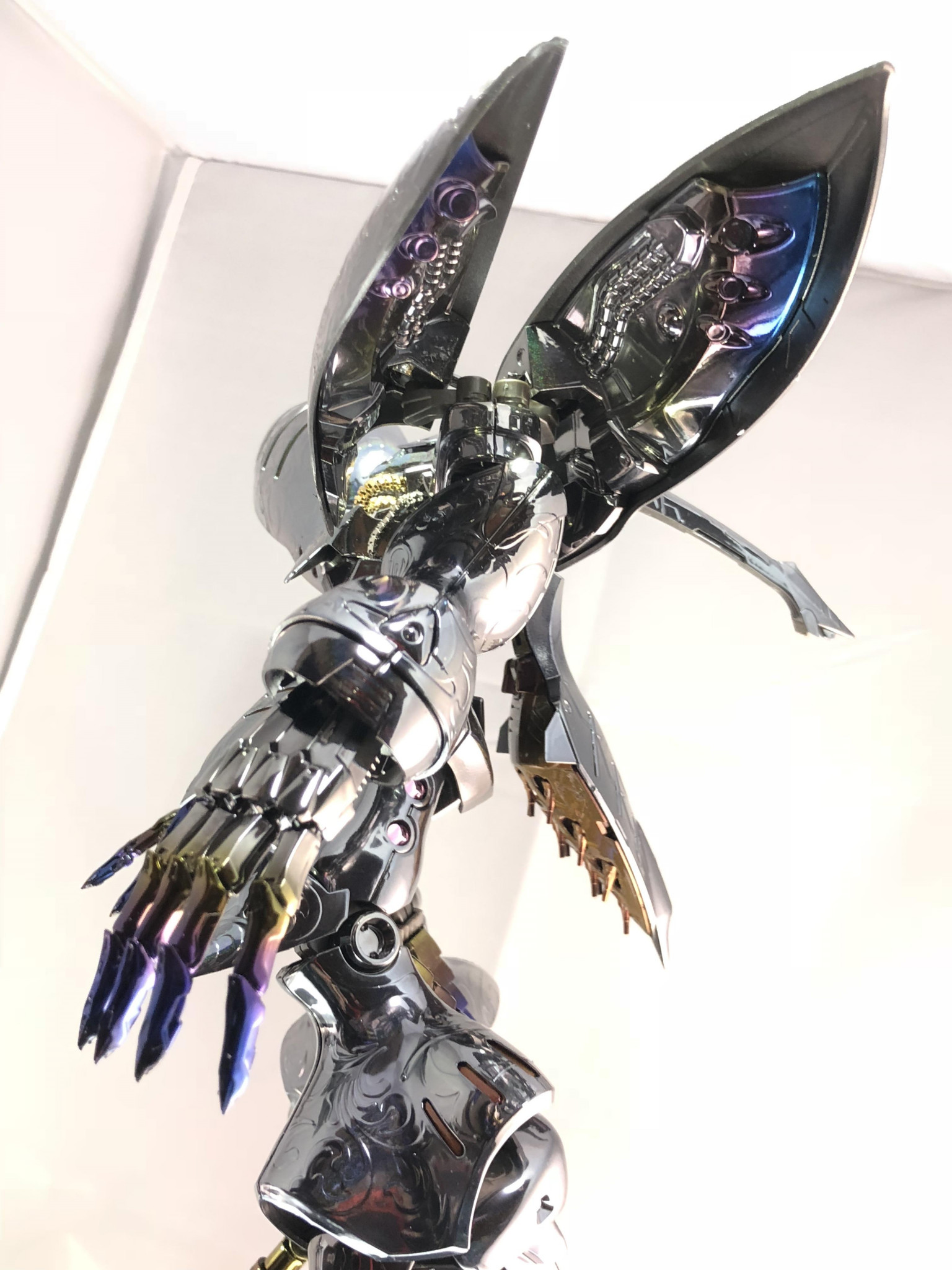 MGキュベレイダムド、エアブラシ・メッキ塗装｜kシェパードさんの