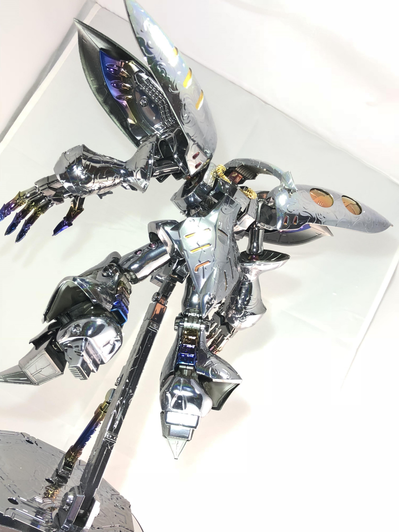 MGキュベレイダムド、エアブラシ・メッキ塗装｜kシェパードさんの