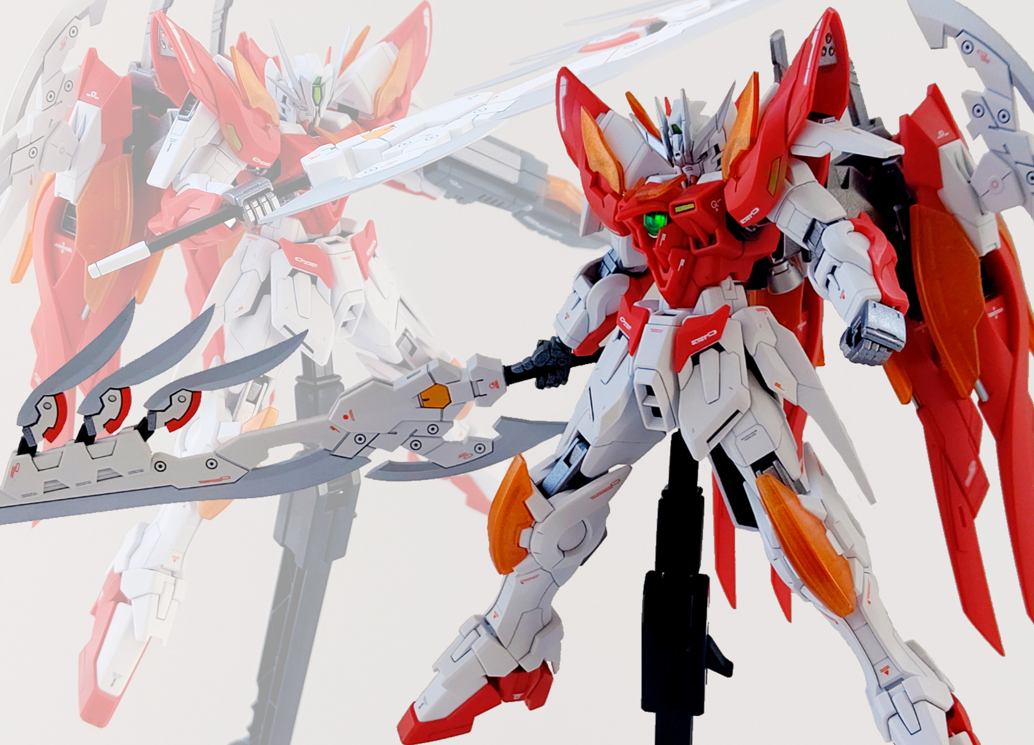 HGBF ウイングガンダム ゼロ炎 フレイムフェーダー｜Riritoさんの
