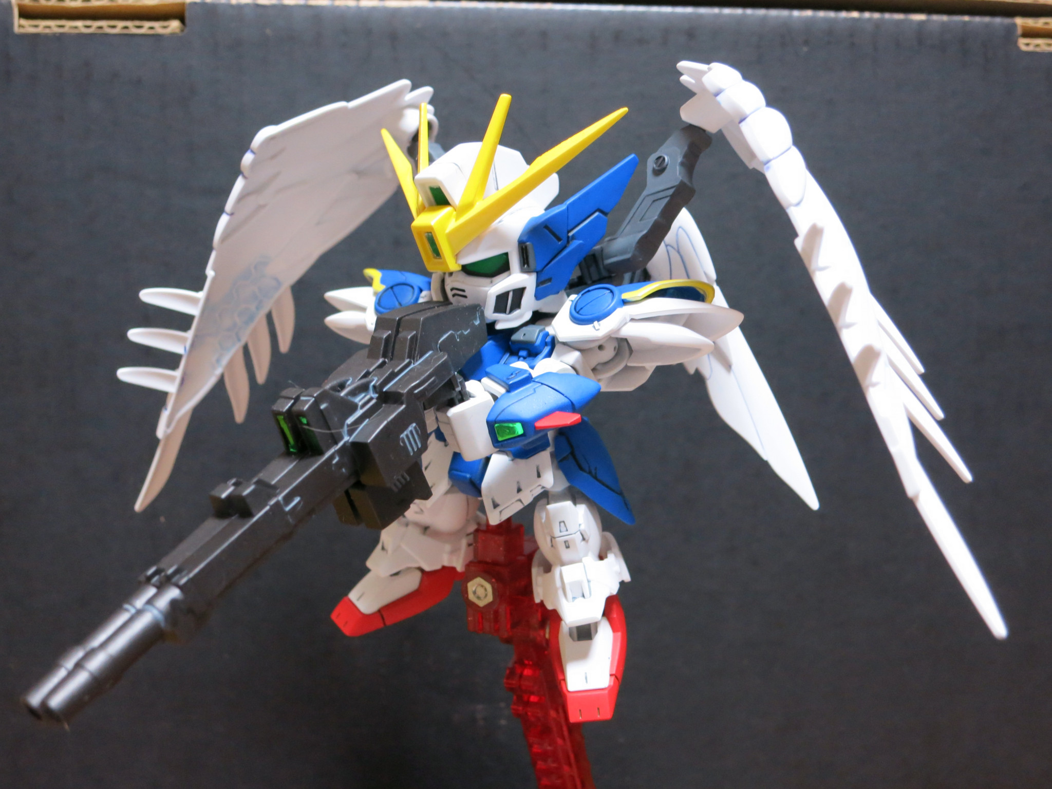 ウイングゼロカスタム新旧作り較べ・新版｜ヒリュウ・ミサキさんの