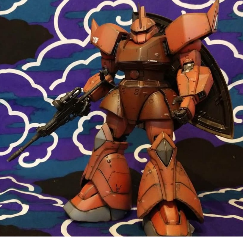 MGギャン MGシャア専用ゲルググ｜むーままのガンプラさんのガンプラ