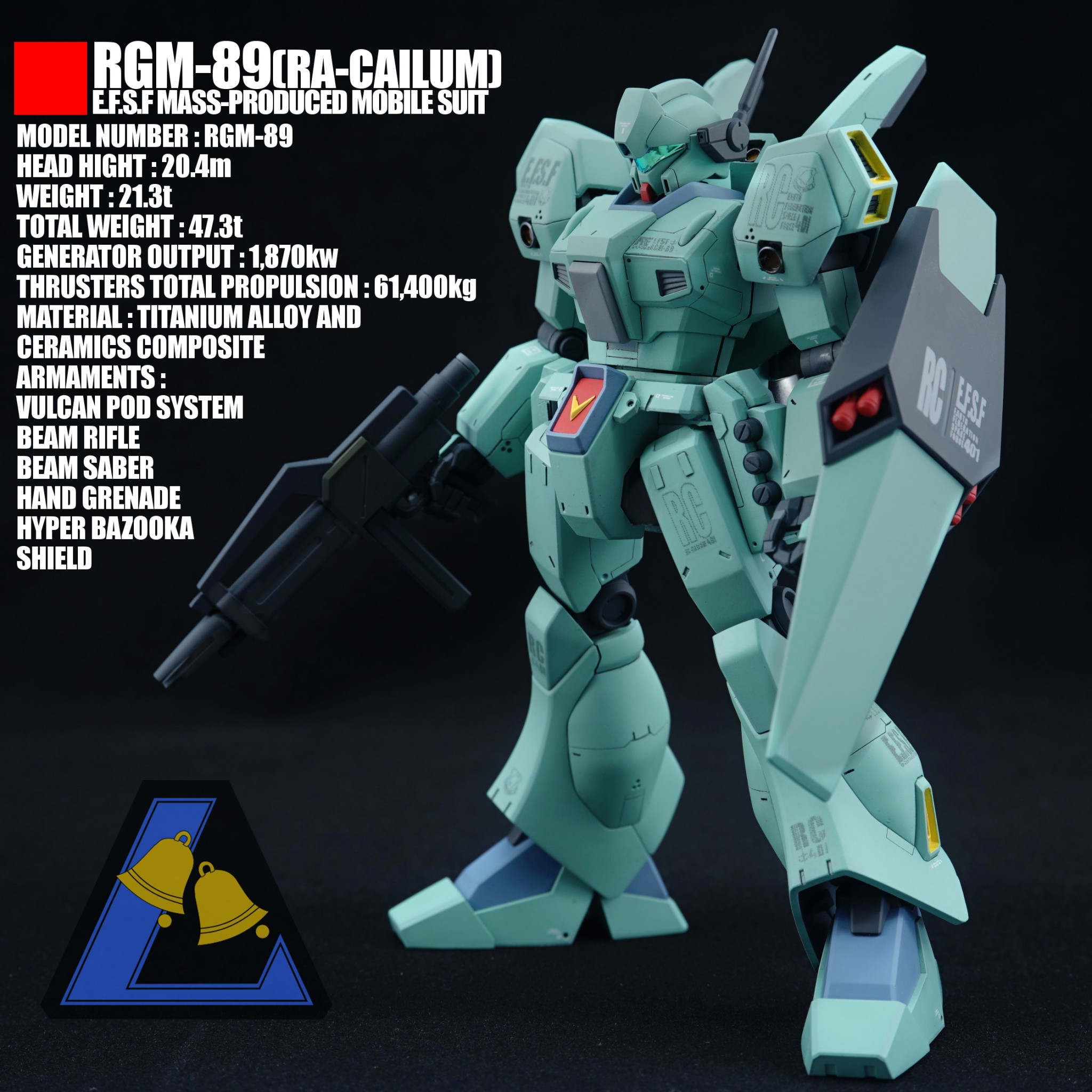 HGUC ジェガン[ラー・カイラム配備機]｜しょぼんぬさんのガンプラ作品
