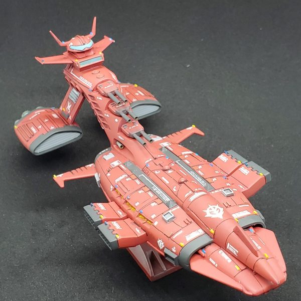 シャア専用ムサイ(イメージ)&量産型ムサイ｜マ～房さんのガンプラ作品