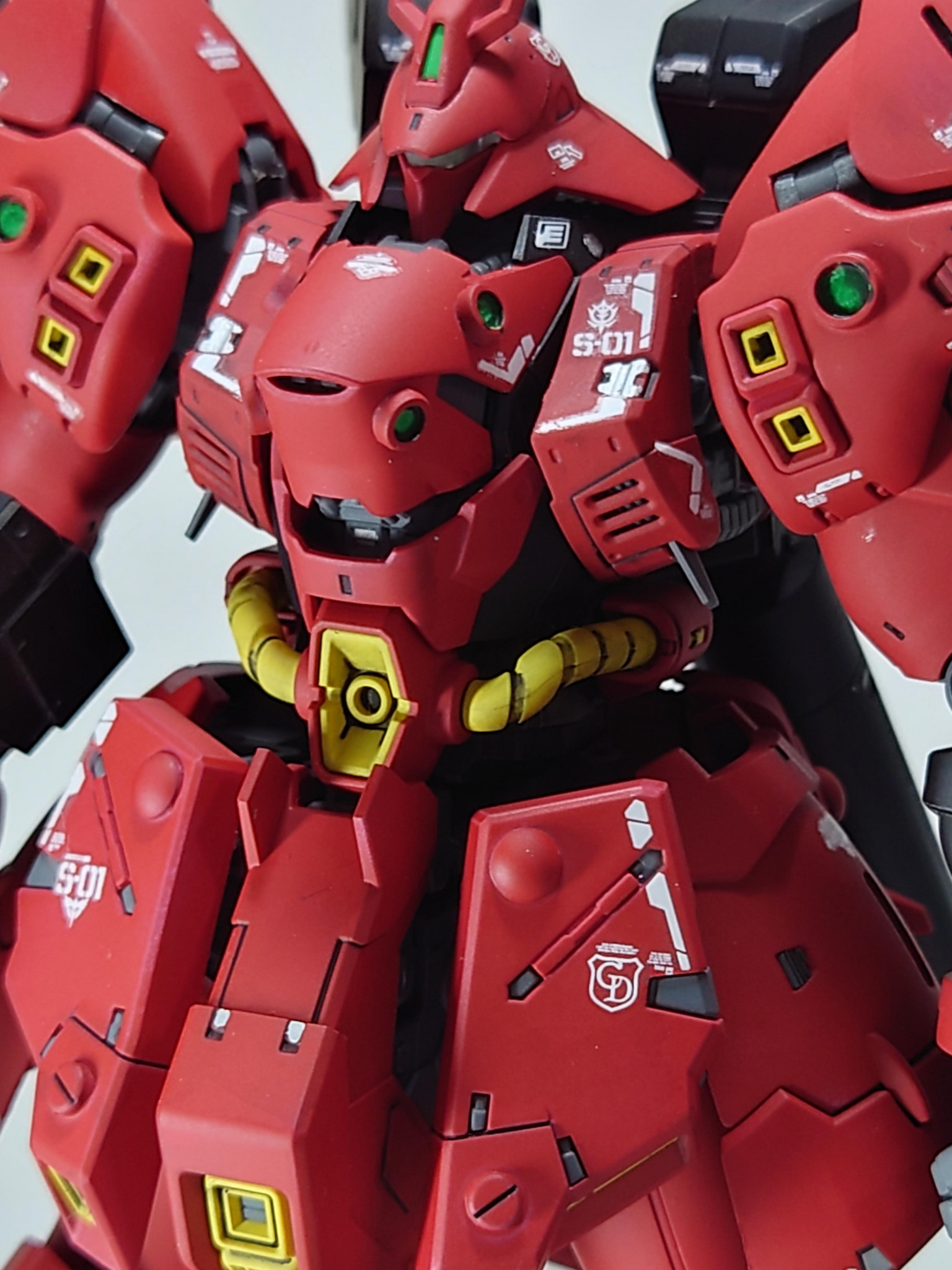 RG サザビー サイコ・フレーム増設型｜NKさんのガンプラ作品｜GUNSTA