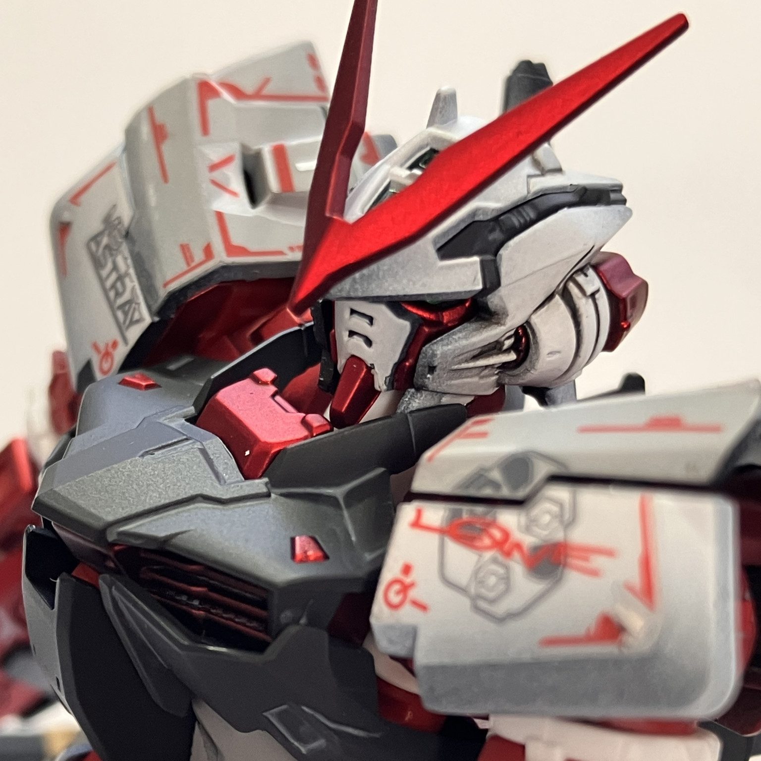ガンダムアストレイ レッドフレーム つや消しキャンディー塗装｜craft