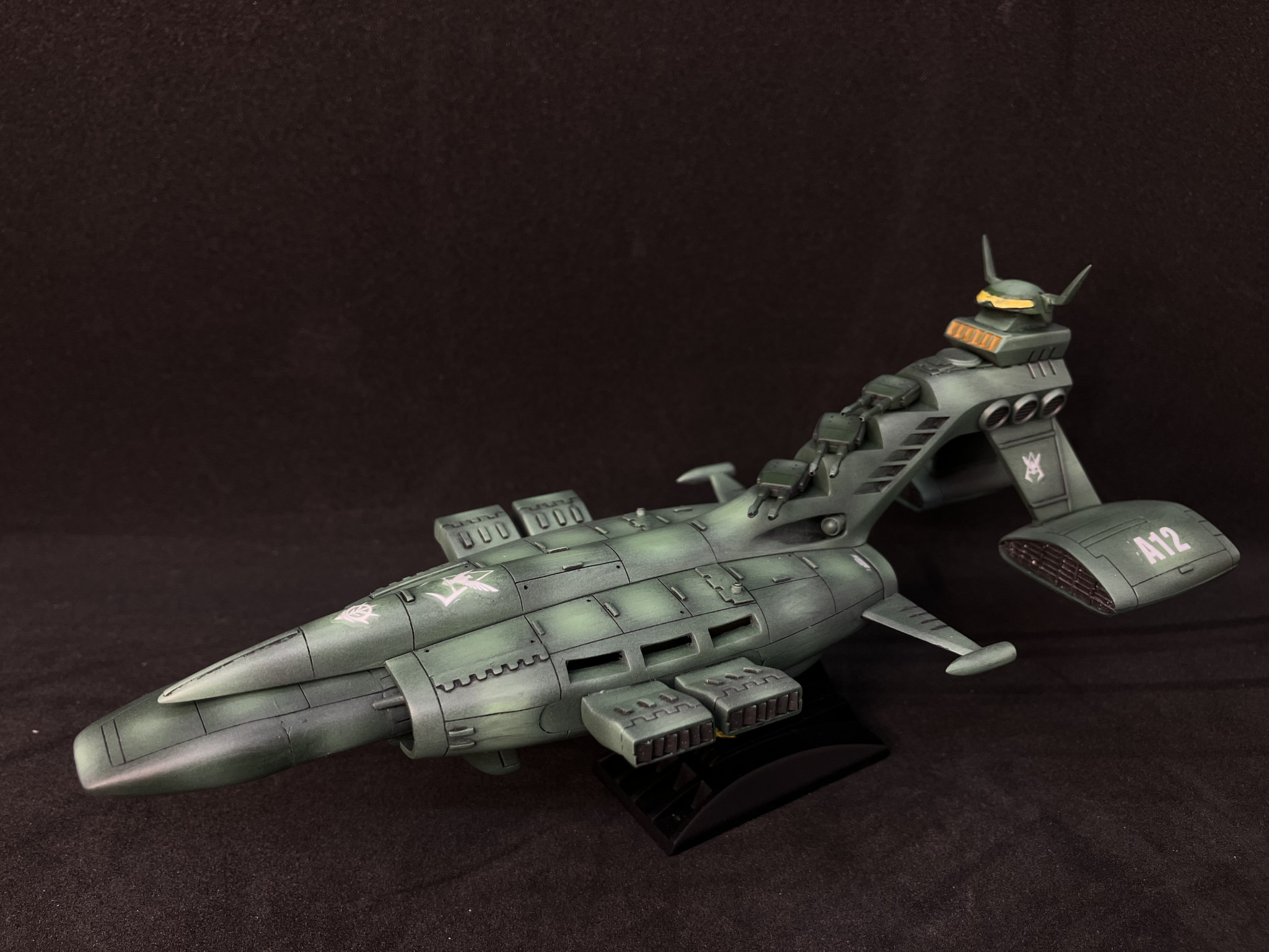 旧キット 1/1200 シャア専用 ムサイ ファルメル｜marimikiさんの