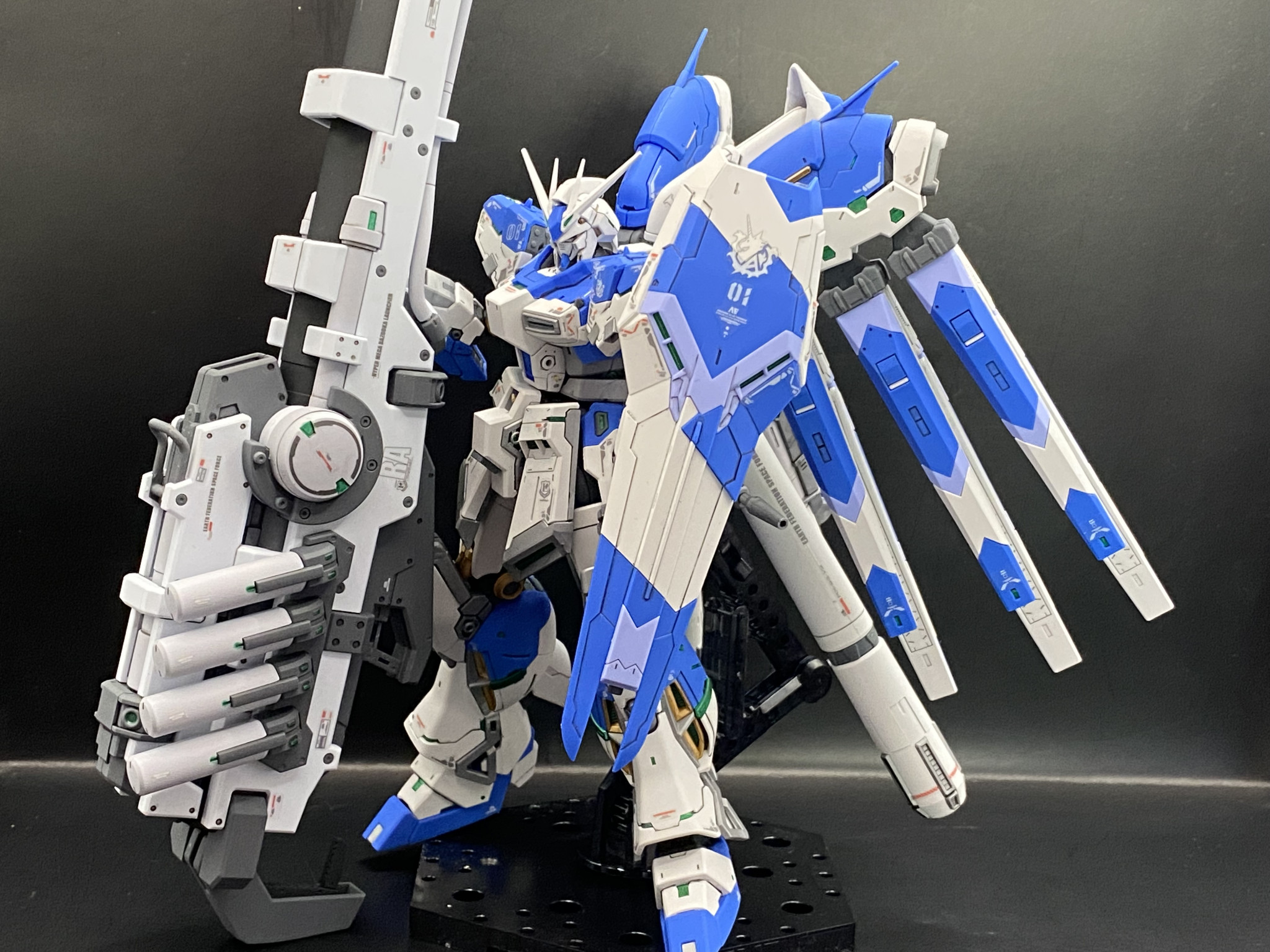 RG Hi-νガンダム ハイパー・メガ・バズーカ・ランチャー装備｜萌木原