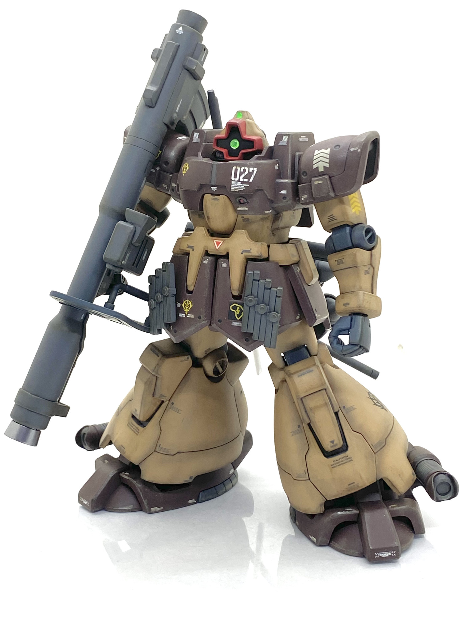 HGUC No.27 MS-09F ドムトローペン サンドブラウン｜ウサ男さんの