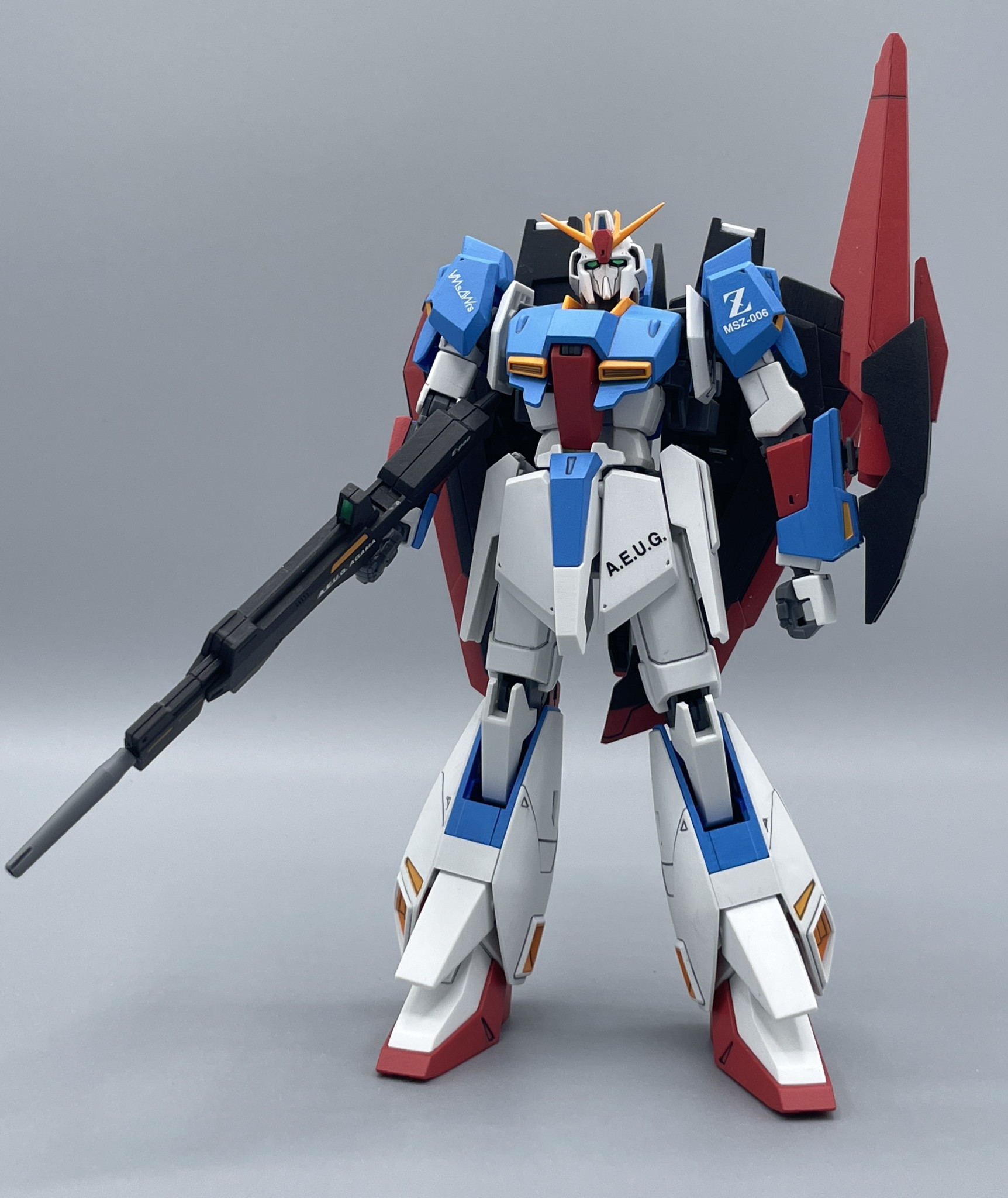 リバイヴ】Zガンダム【筆塗り全塗装】｜キャンプラさんのガンプラ作品