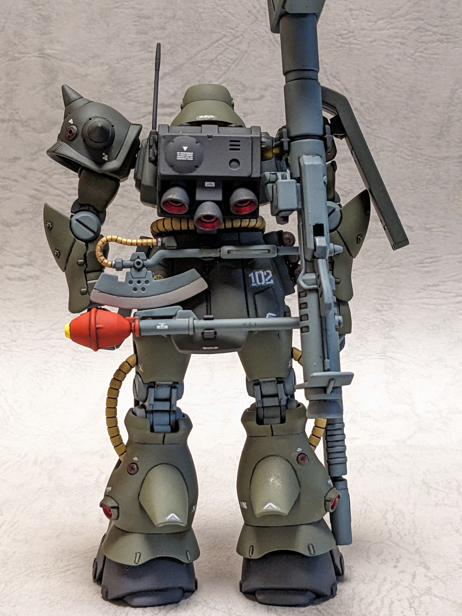 MS-06FZ ザクII改（フル装備）｜hongusiさんのガンプラ作品｜GUNSTA