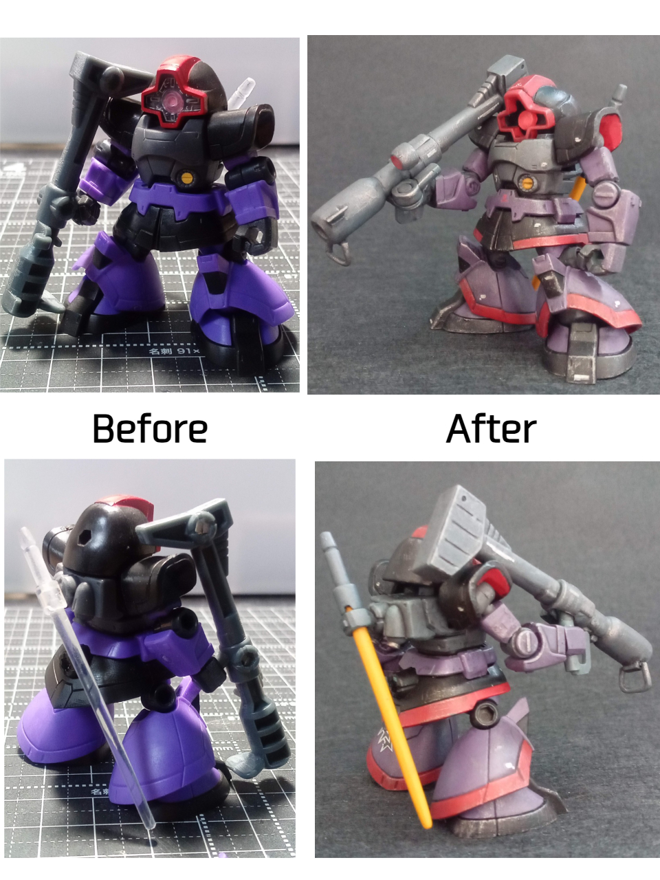 モビルスーツアンサンブル ドム改修｜マッドさんさんのガンプラ作品