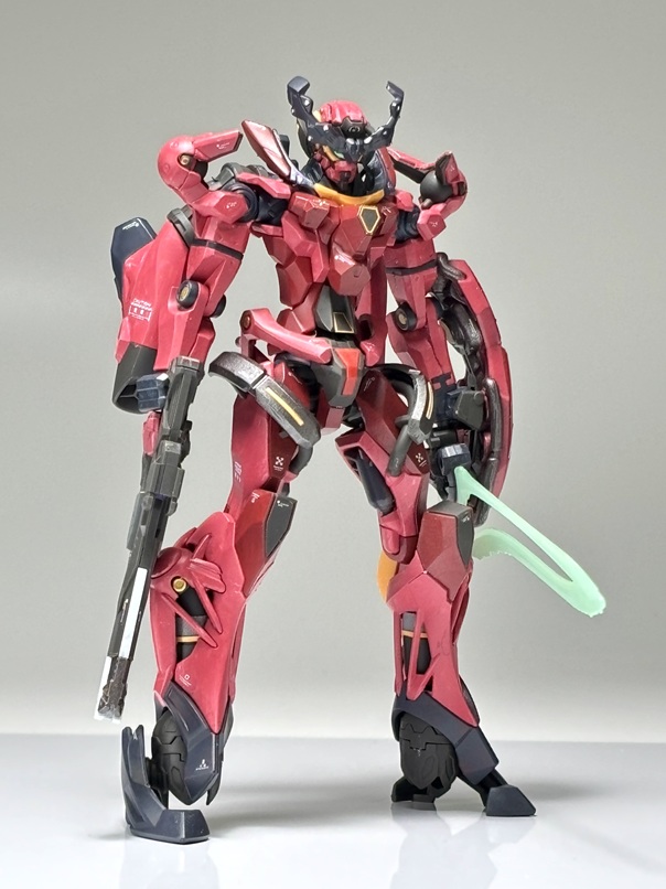 赤いガンダム・クアックス｜gpo144さんのガンプラ作品｜GUNSTA（ガンスタ）