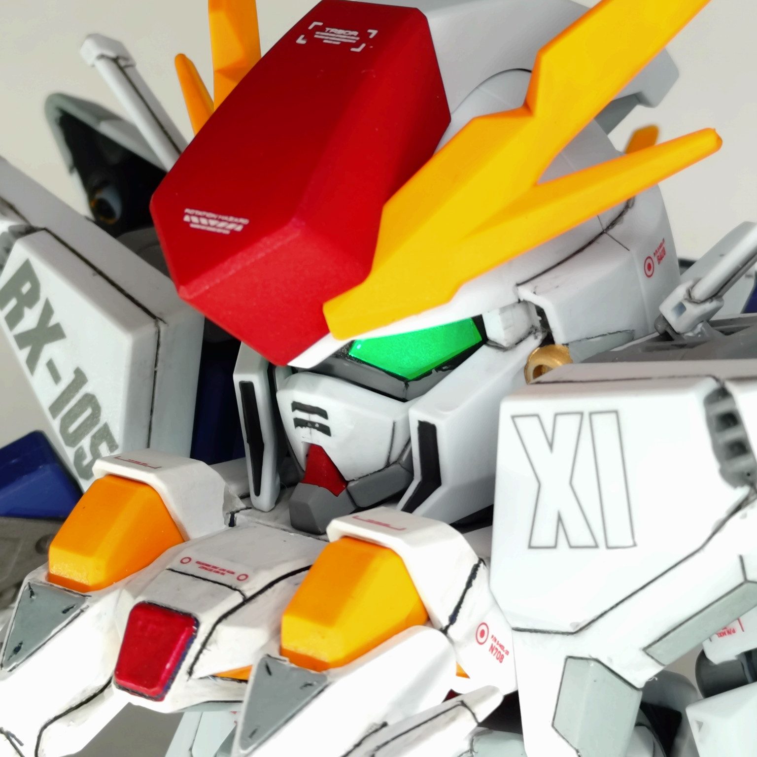 RX-105 クスィーガンダム（アニメカラー）｜@redcheekさんのガンプラ