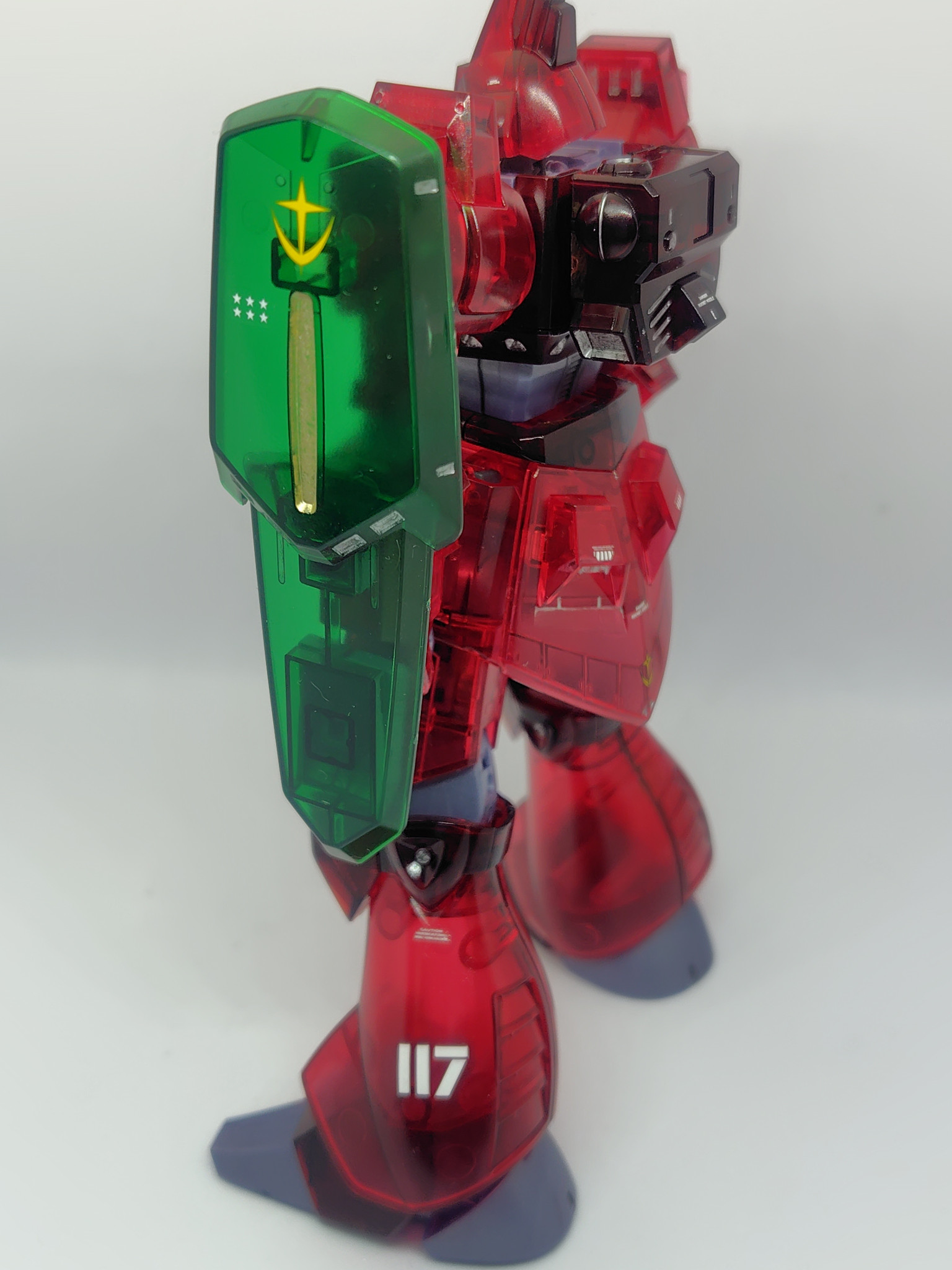 HGUC ガルバルディβ クリアカラー｜りゅありさんのガンプラ作品