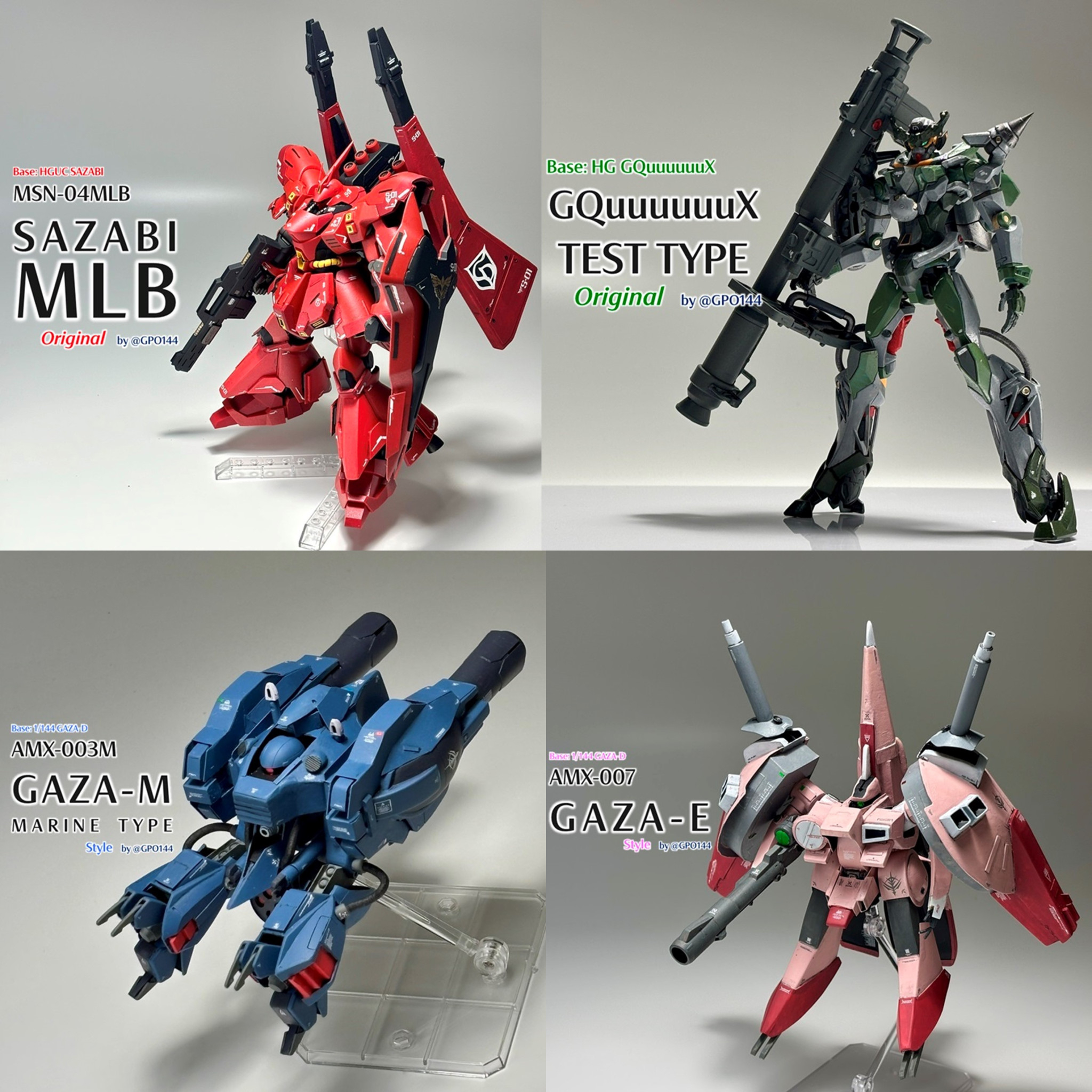 2025年の作品全投稿！｜gpo144さんのガンプラ作品｜GUNSTA（ガンスタ）