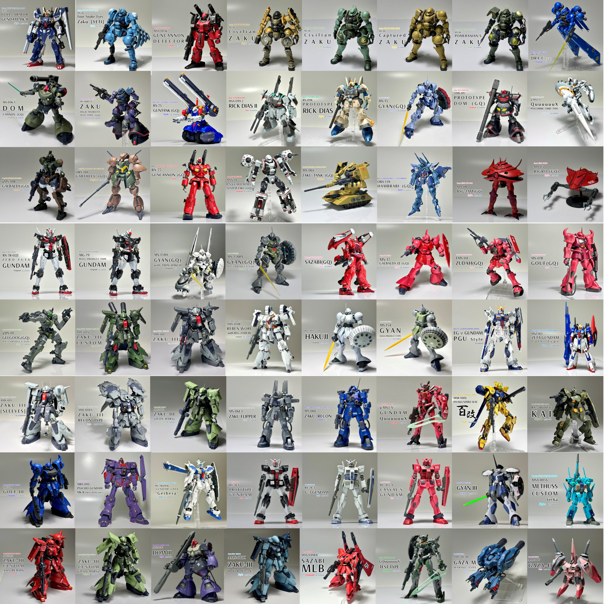 2025年の作品全投稿！｜gpo144さんのガンプラ作品｜GUNSTA（ガンスタ）
