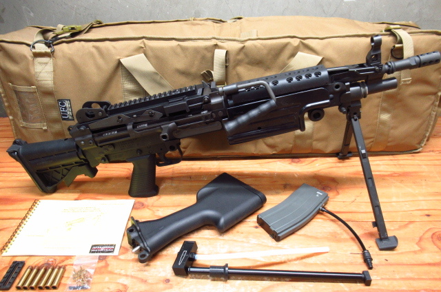 アサヒファイヤーアームズの外部ソース式ガスガン M60 マシンガン