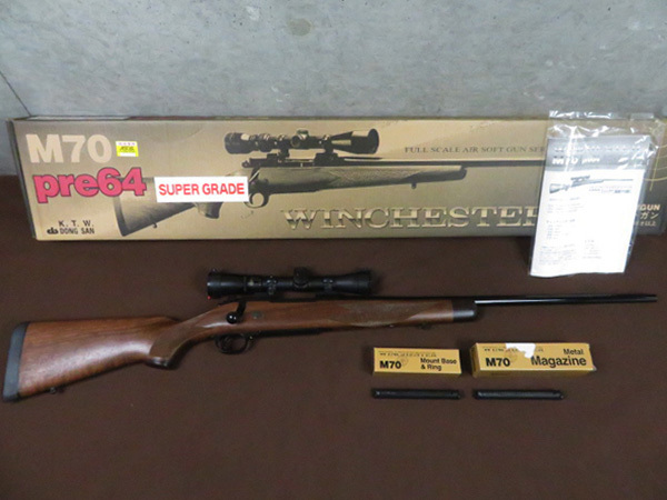 KTWのウィンチェスター M70 pre64 スーパーグレードをお買取りしました