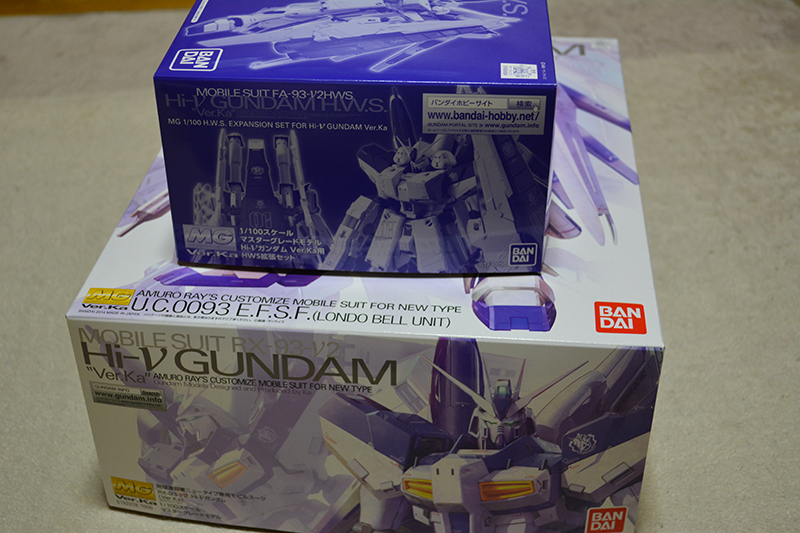 MG Hi-νガンダムVer.ka用HWS拡張セットのレビューです。 | ガンダム