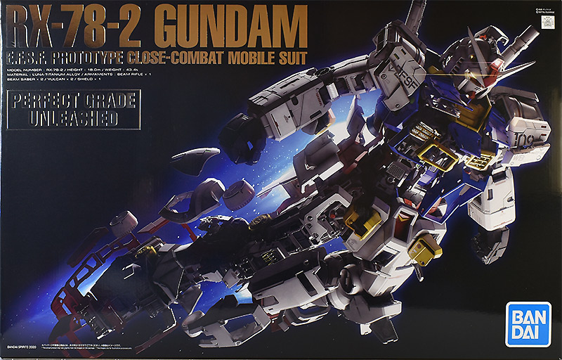 PG UNLEASHED RX-78-2 ガンダム レビュー① 内部フレーム構造と武装