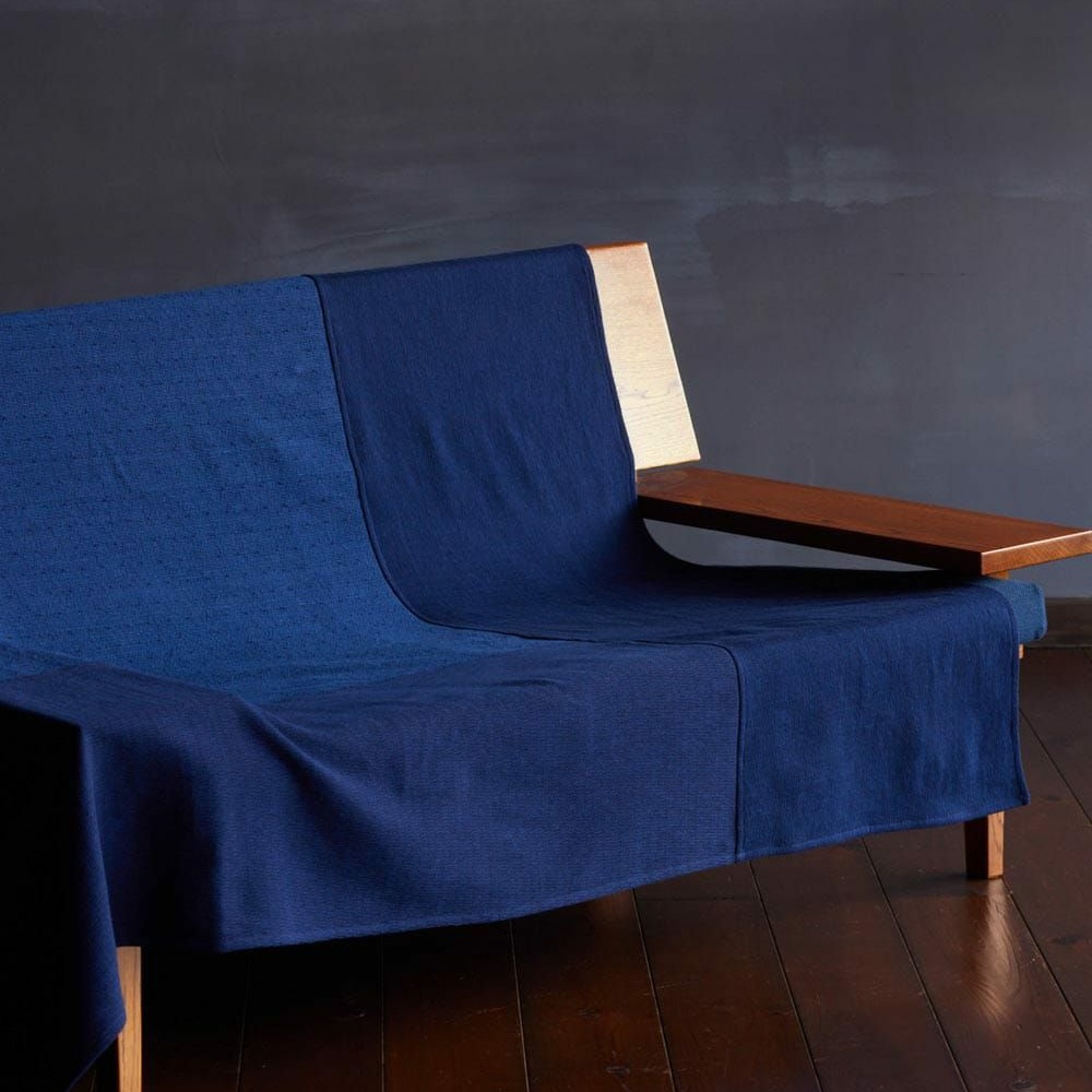 藍とび刺子マルチカバー | 石見銀山 群言堂オンラインストア